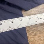 Lane Bryant  Shirt Women 22 Navy Blue V Neck Long Sleeve Floral Cut Out Bottom Photo 7