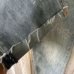 Lucky Brand Sienna Slim Boyfriend Printed Folded Raw Edge Crop Denim Jeans 8 Photo 5