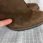 Timberland Boots Womens 8.5 Brown Leather Waterproof Block Heels Zip Up Ankle Photo 13