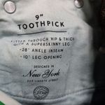 J.Crew  29x25 9" Toothpick Button Fly Distressed Raw Hem Ankle Jeans Photo 11