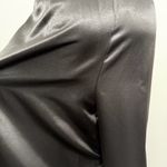 Coldwater Creek Pants Satin Silky Wide Leg Flat Front Party Cocktail Black Photo 7