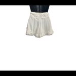 Rue 21 Women’s White Crepe Floral Crochet Shorts Size Small Photo 7