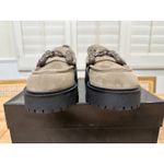 Ateliers Kai Taupe Suede Loafer Sz 8.5/9 US 39 EU NIB Decorative Buckle Slip Photo 6