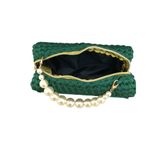 Crochet Pearl handle acrylic gold intricate scroll design front & Back m… Photo 4