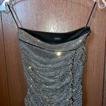 Pinko Rhinestone Mini Skirt Size Size 38 Black Photo 9