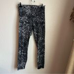 Lululemon  Align Pant 25” Black Lace Print Photo 2