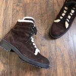 Aquatalia • Lynne waterproof suede bootie faux fur trim ankle boot lace up Photo 7