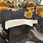 ASTR  the label velvet long sleeve floral dress Photo 5