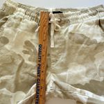Anthropologie Sanctuary Camo Linen Cargo Pants Stretch Waist Drawstring Sz XS Photo 8