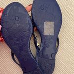 Ann more Blue rock stud bow sandals Gold Size 7 Photo 2