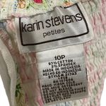 Karin Stevens Vintage 90s Hippie Eclectic Flower Power Sleeveless Padded Dress Photo 13