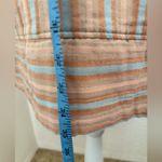 Faherty  Isha‎ 100% Organic Cotton Button Down Pocket Muslin Shirt Dress L Photo 4