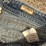 Silver jeans pioneer bootcut distressed low rise jeans 29 short Blue Size undefined Photo 5