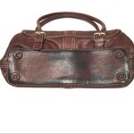 Fossil leather satchel top handle shoulder/handbag Photo 2