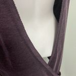 Lululemon Tied to It Deep Surplice Black Cherry Loose Tank Photo 6