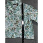 Jane Ashley  Jacket Women‎ XL Floral Button Front Photo 4