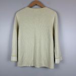 Sigrid Olsen Cardigan Sweater Womens M Light Green Button Front Cottage Preppy Photo 2