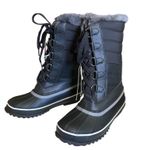 Jambu JBU By  Black Sabine Faux Fur Tall Boots Size 7 Photo 0