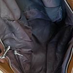 Gianni Conte Classic Tan Leather Shoulder Bag Brown Photo 7