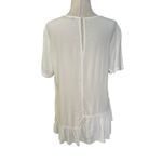 Mango White Shirt Women Top Size 6 | 60-29 Photo 1