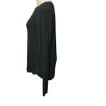 Athleta  Mindset Long Sleeve Crewneck Sweatshirt Size M Nirvana Black‎ Active Photo 6