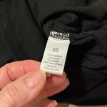 Me to We  black LS crop lace up sides knit top GUC Photo 2