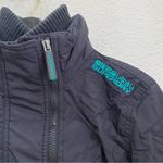 Superdry Japan Multi Zip Black Teal WINDCHEATER Women’s Jacket Size M Photo 4