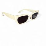 Princess Polly Creamy pink angular trendy sunglasses from  Photo 1