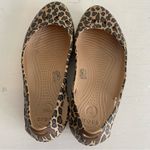 Crocs  Kadee Animal Print Cut Out Flats Shoes Sz 7 Photo 4