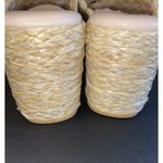 Women's Size 10 BEACH by Matisse Beige Reflection Platform Block Heel Sandals Blue Photo 5