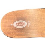 Dr. Scholl’s Original 2008 Women’s Y2K Wooden Navy Suede Clogs w/ Box – Size 9 Brown Photo 3