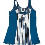 Alo Yoga Alo Blue Ikat Coolfit Bra Tank size Medium Photo 2