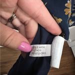 Madewell  blue floral silk dress M Photo 3