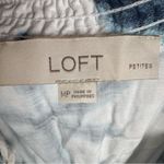 Loft white and blue starburst tie dye strapless maxi dress size medium petite Photo 6