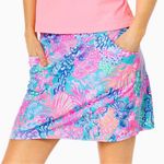 Lilly Pulitzer  Luxletic Maryana Skort 17" Splender in the Sand Small Photo 0