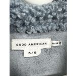 Good American Sherpa Oversized Jacket '90s Sherpa Trucker Women’s Size 5/6 2XL Blue Photo 12