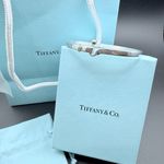 Tiffany & Co. Authentic 925 Silver & 18K Gold Hook Eye Bangle Bracelet Vintage Photo 2