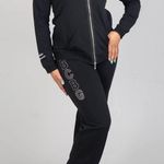 BCBGMAXAZRIA NEW SIZE 1X BCBG MAXAZRIA, Side Rhinestone Detail Hoodie & Pant Set Photo 0