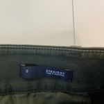 Loft  women’s dark green straight cut jeans pants‎ size 0 hemmed length Photo 6