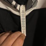 Lululemon  run inspire crop II in black/ groovy stripe nimbus/white Photo 1