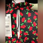 ZARA long sleeve poplin floral ruffle mini dress Photo 8