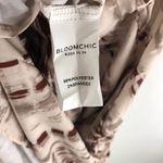 Bloomchic NWT  Beige Brown Print Surplice Neckline Sleeveless Midi Dress 18/20 Photo 3