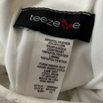 Teeze Me Vintage Y2K Fit & Flare Mini Dress Crisscross Back Lace Bodice White 13 Photo 2