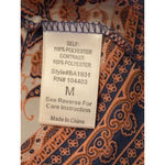 Blu Pepper  Medium Sheer Boho Patterned With Criss Cross Back Blouse Photo 11