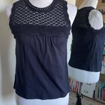Loft XXS Petite Navy Blue Sleeveless Top Photo 0
