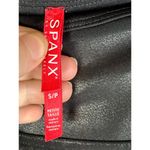 Spanx 'Faux Leather Leggings' Shimmery Sparkly Black Leggings Size Small Petite Photo 3