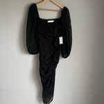 ASTR NEW  the label Athens Dress Black Burnout Photo 3