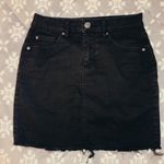 Garage Black Denim Skirt Photo 0