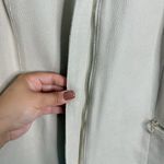 Chico's Chico’s Faux Suede Jacket Lace Up Sleeves Detail Cream 16/18 Chico’s Size 3 Photo 6