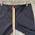 Theory  Wool Stretch Navy Blue Straight Leg Dress Pants Women's 4 Photo 9